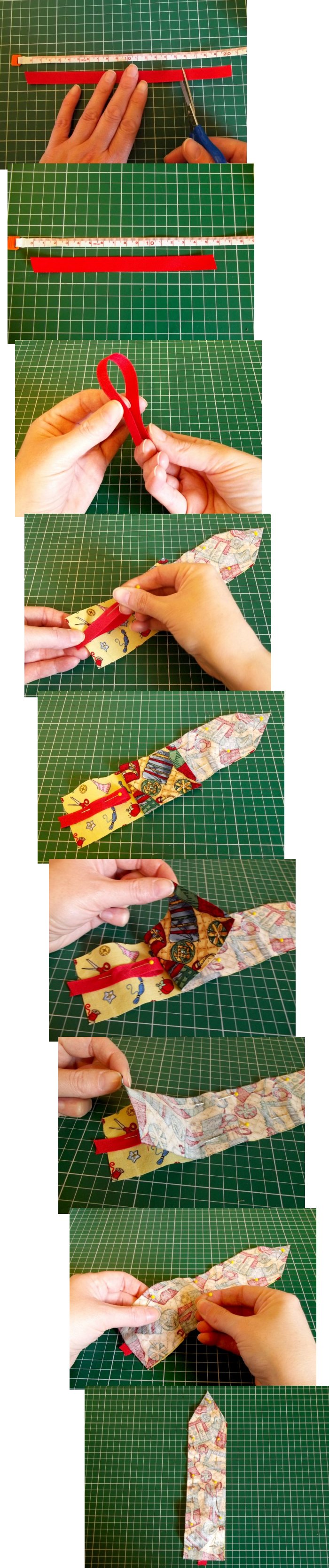 Things to make and do - Fabric Bookmarks