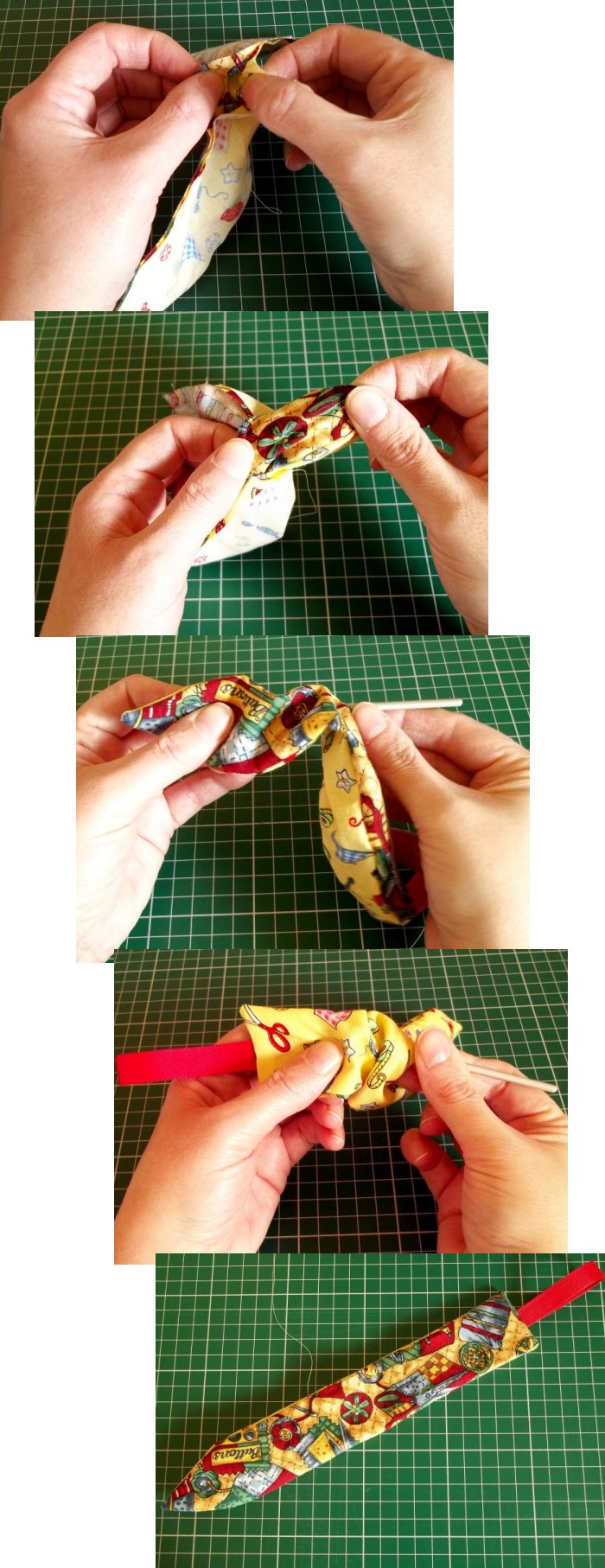 Things to make and do - Fabric Bookmarks