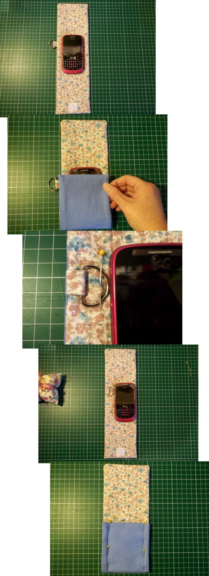 Things to make and do - Fabric Mobile Phone Case