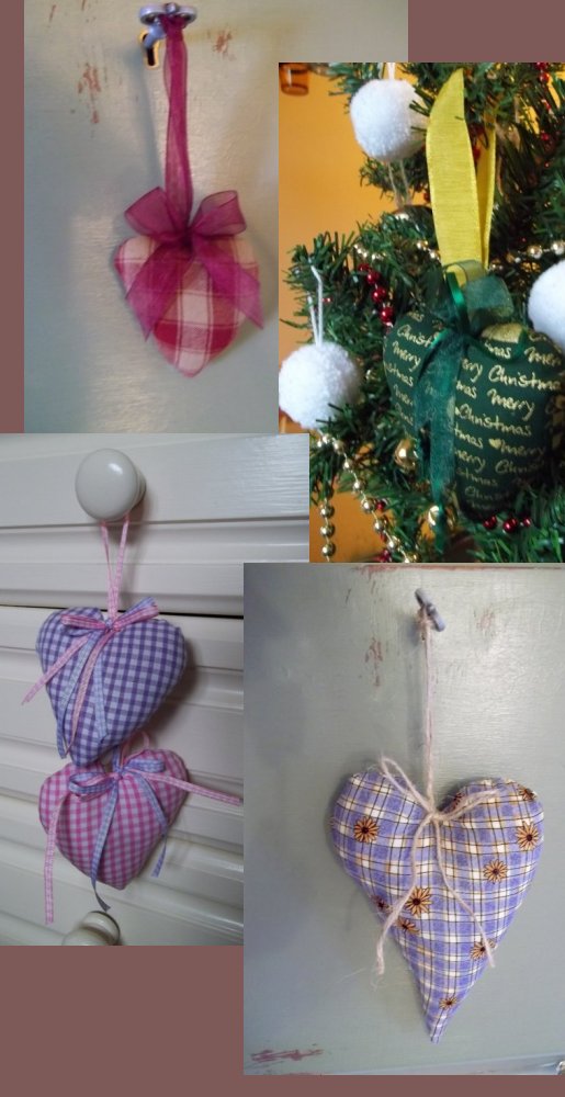 Things to make and do - sew a hanging heart decoration