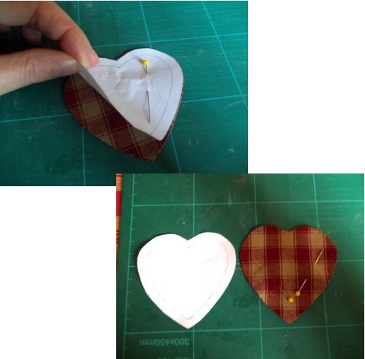 Things to make and do - sew a hanging heart decoration