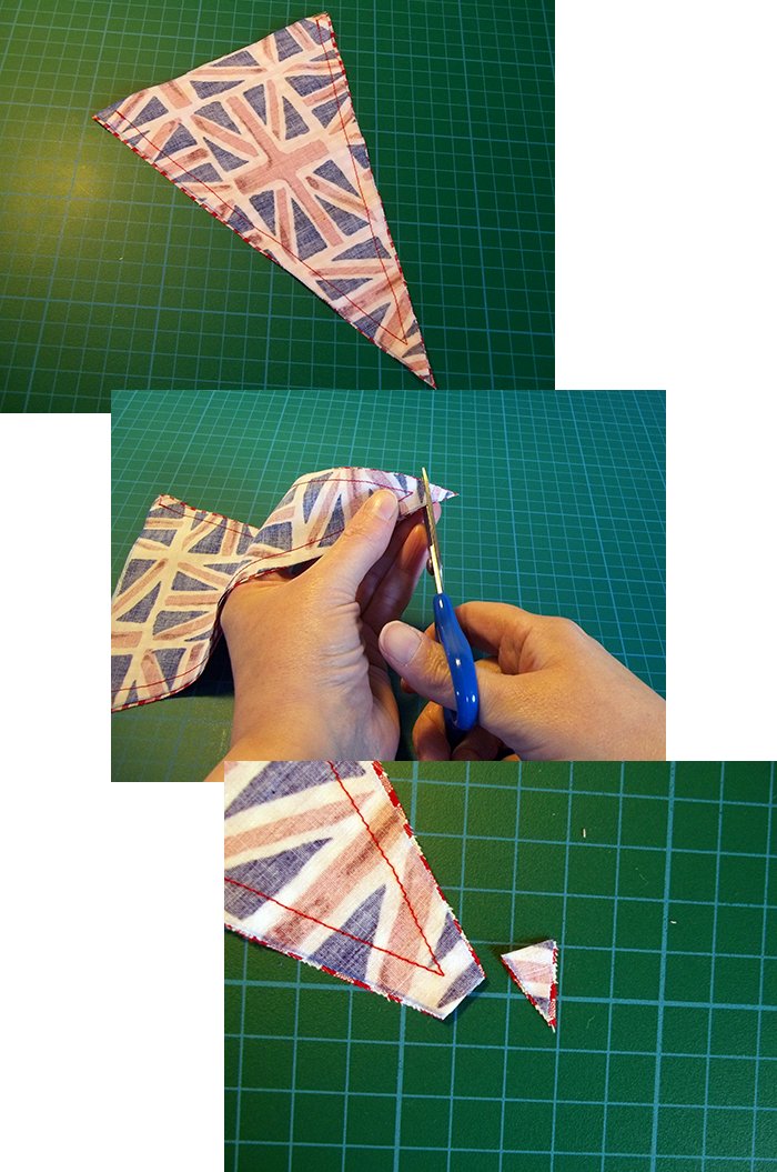 Things to make and do - Reversible Fabric Bunting