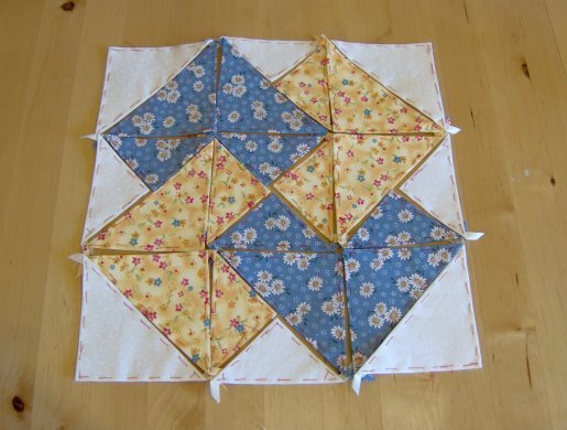 Things to make and do - patchwork: Card Trick block