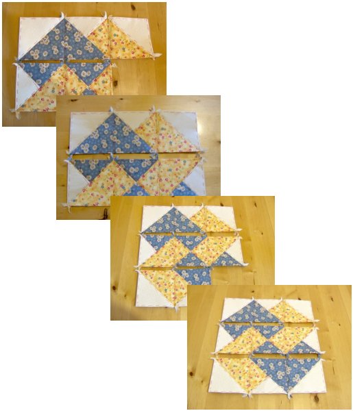 Things to make and do - patchwork: Card Trick block