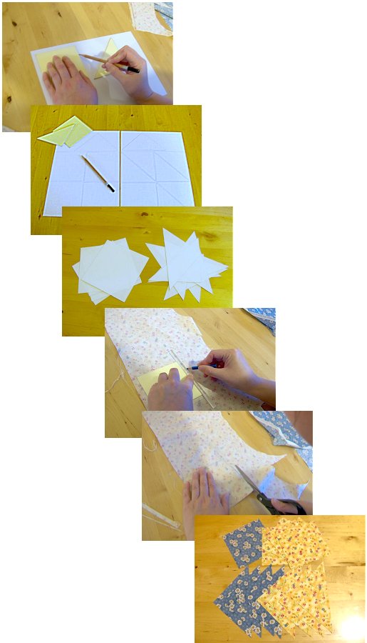 Things to make and do - patchwork: Friendship Star block