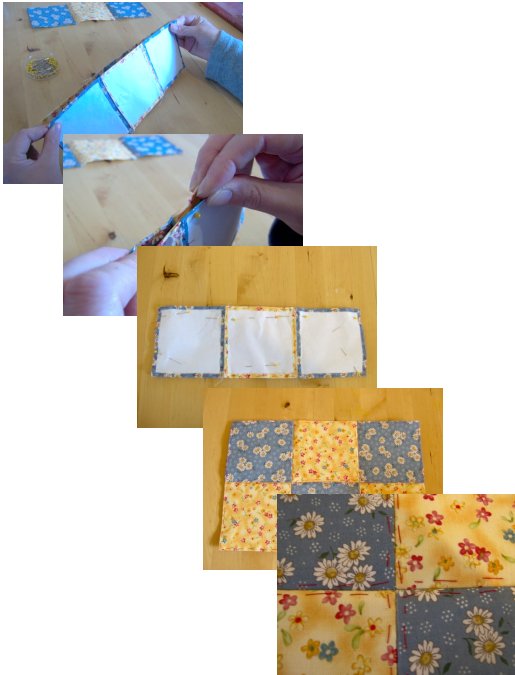 Things to make and do - patchwork: Nine Patch block