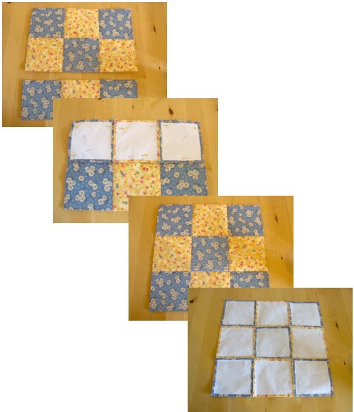 Things to make and do - patchwork: Nine Patch block