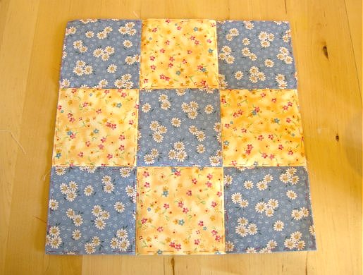 Patchwork and Quilting: Nine Patch Block. Things to make and do - patchwork: 