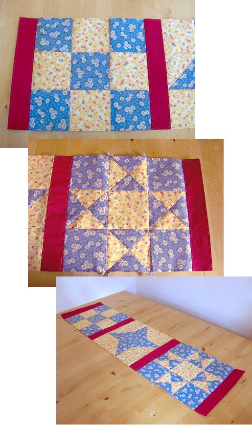 Things to make and do - patchwork: Make a Table Runner