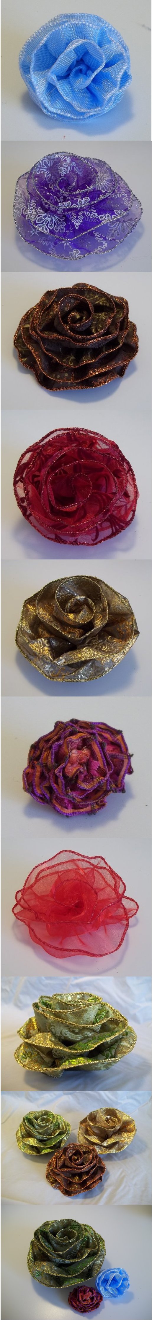 Things to make and do - Ribbon Roses