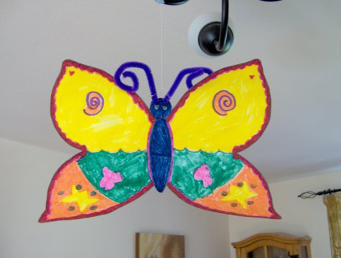 Things to make and do - Gallery: a butterfly by Lizzie Lovejoy
