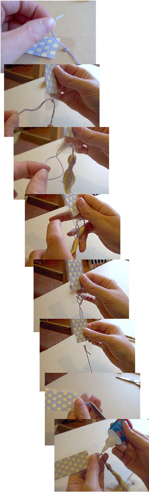 Things to make and do - Paper weaving bookmark