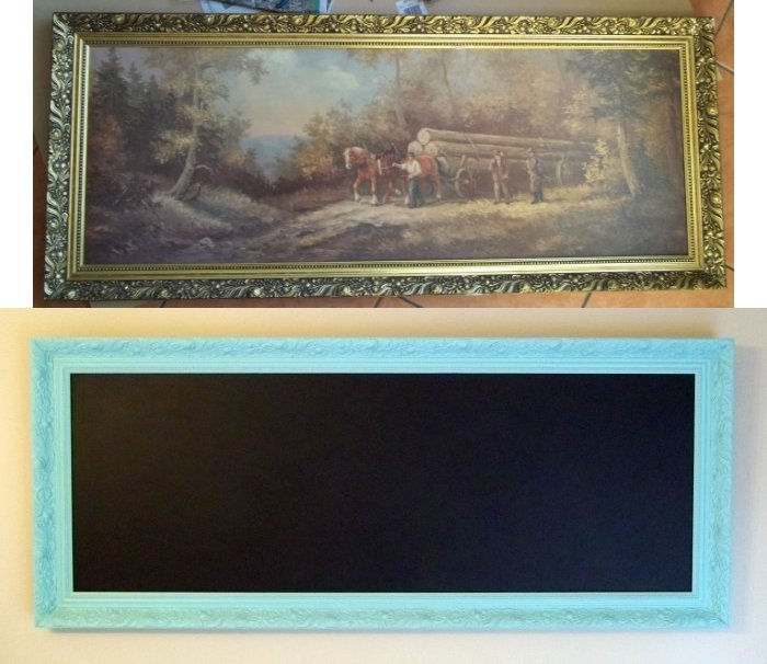 Things to make and do - Picture-frame Chalkboard