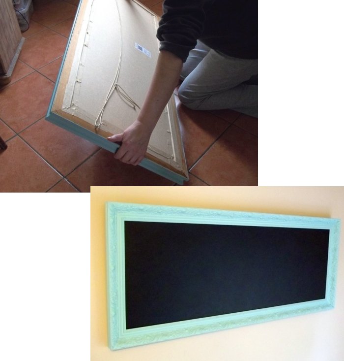 Things to make and do - Picture-frame Chalkboard