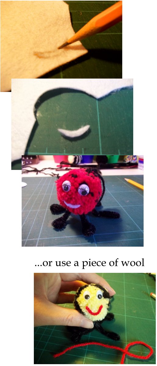 Things to make and do - making pom-pom animals