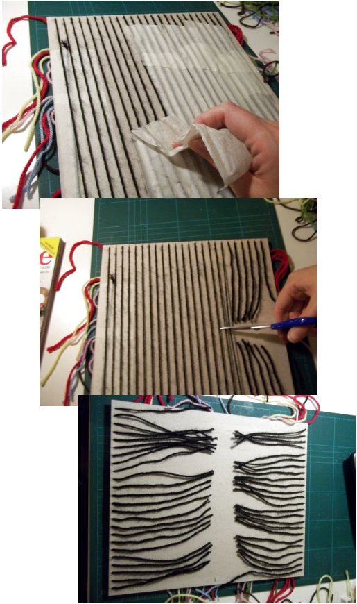 Things to make and do -  Weaving with a simple homemade loom