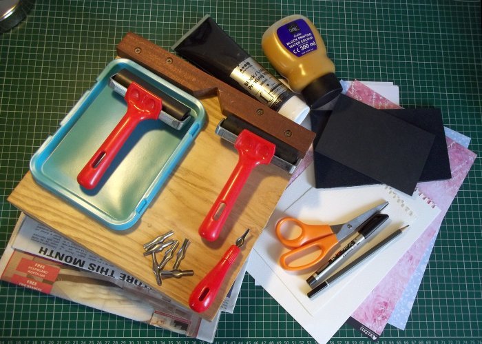 Things to make and do - Lino-cut printing