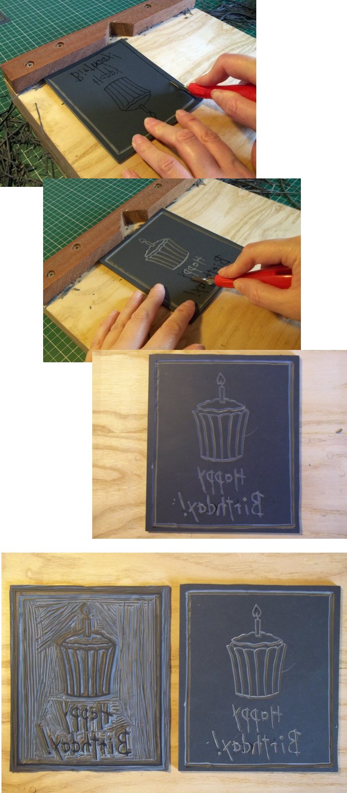 Things to make and do - Lino-cut printing