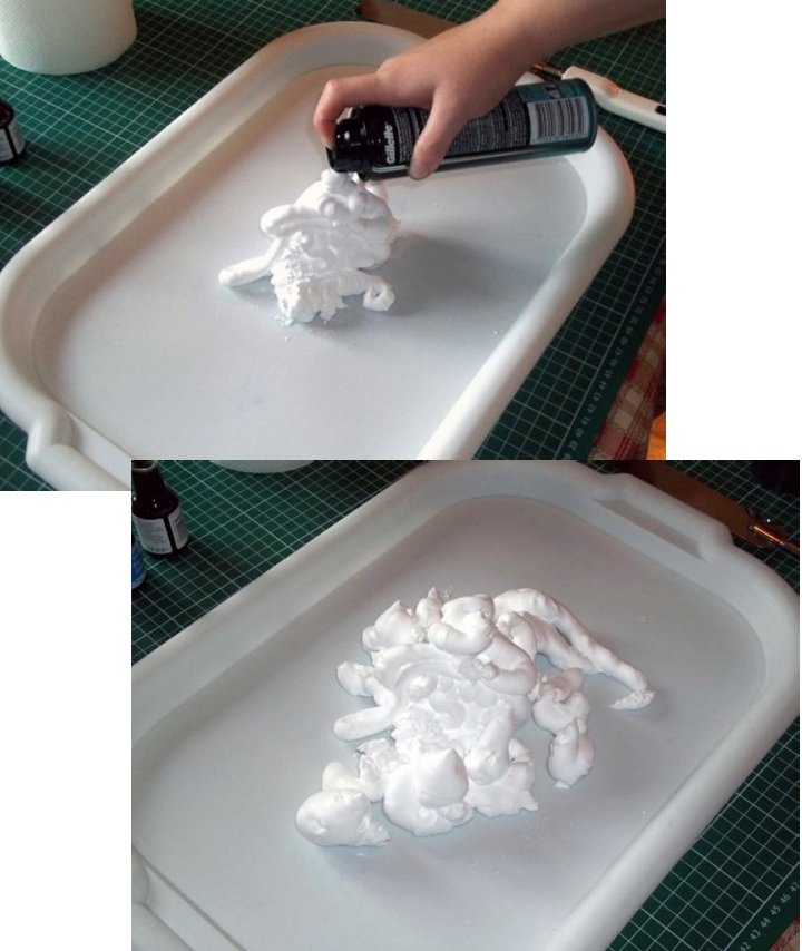 Things to make and do - Marbling with Shaving Foam