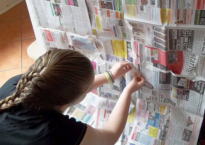 Things to make and do - Melted crayon picture