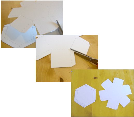 Things to make and do - hexagonal box