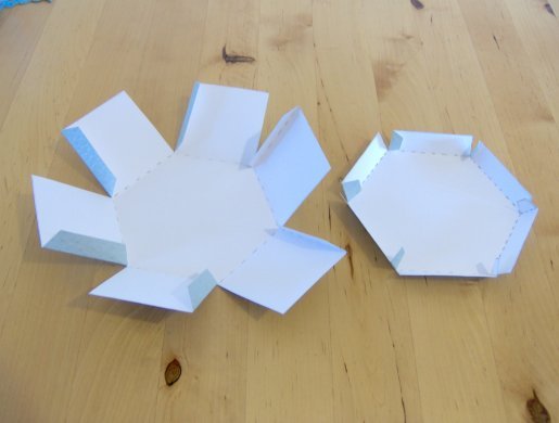 Things to make and do - hexagonal box