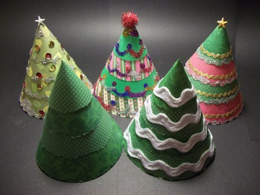 Christmas Cone Tree Template