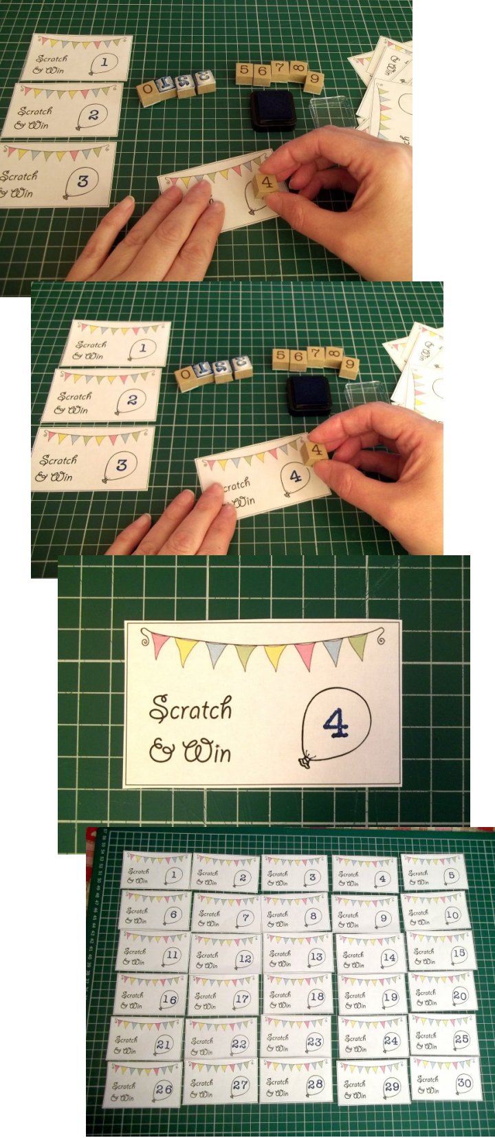 Things to make and do - Scratch Cards