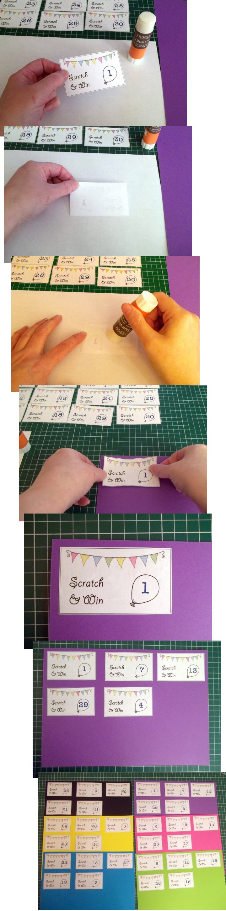 Things to make and do - Scratch Cards