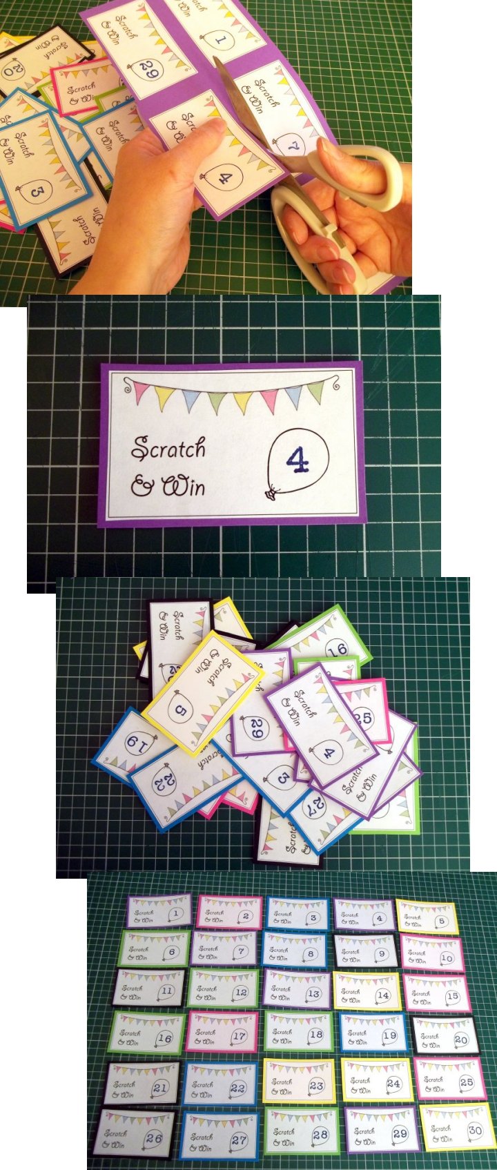 Things to make and do - Scratch Cards