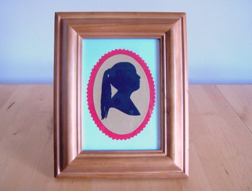 Things to make and do - art: a Victorian Silhouette Portrait