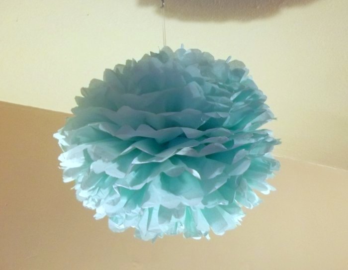 Things to make and do - Tissue paper pom-poms