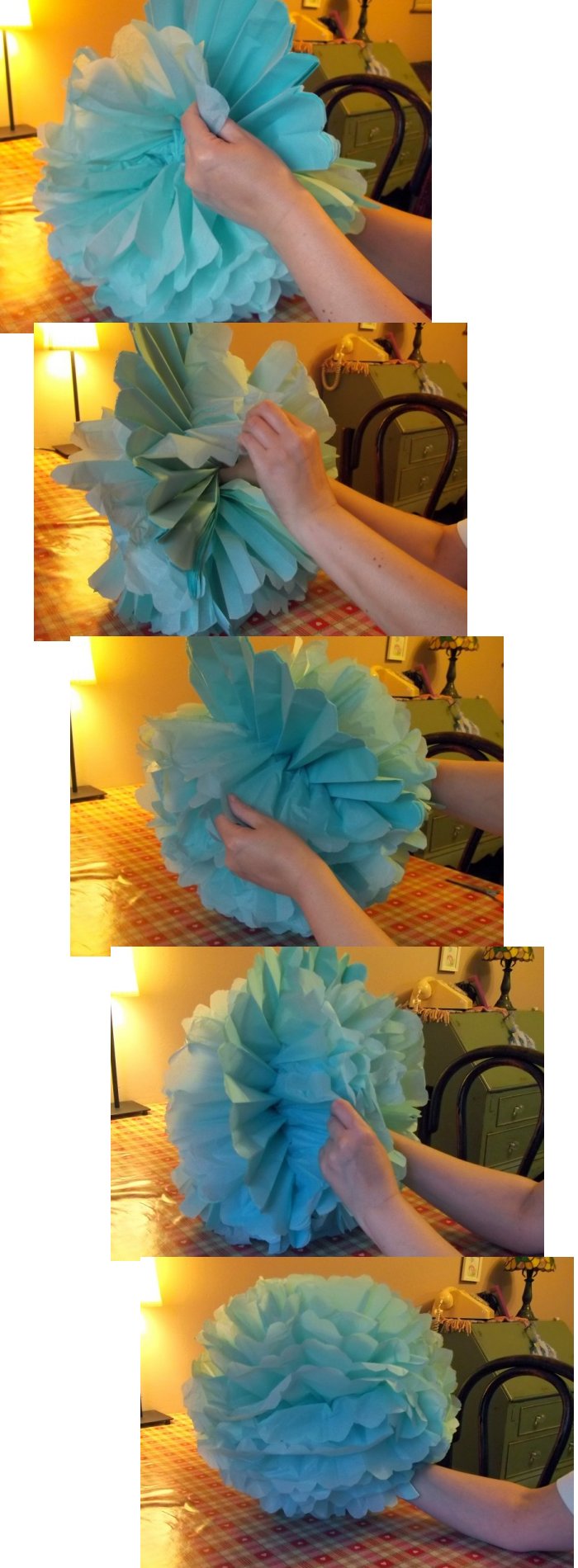 Things to make and do - Tissue paper pom-poms