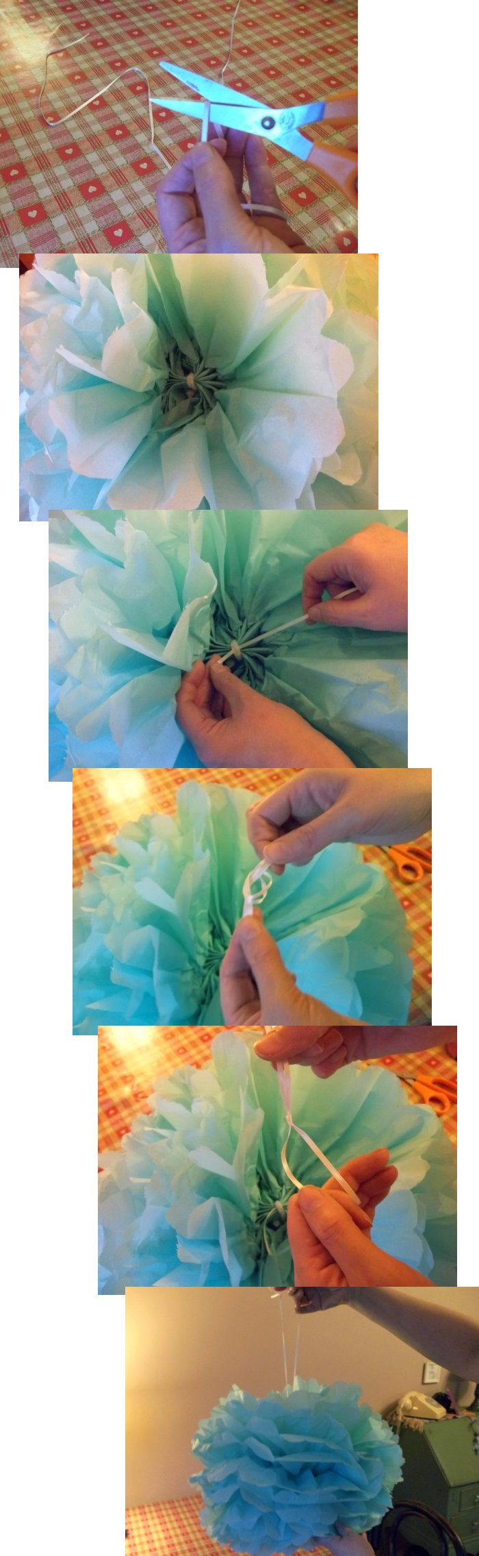 Things to make and do - Tissue paper pom-poms