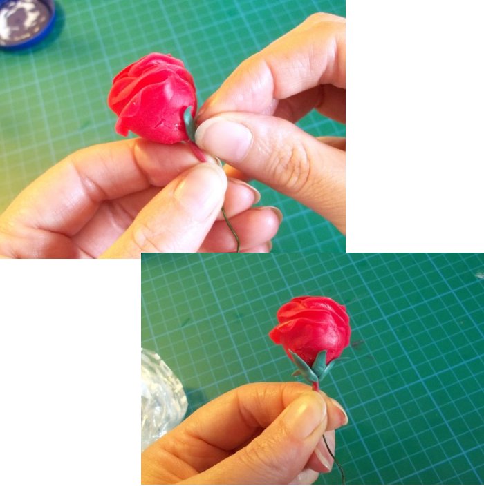 Things to make and do - making Cold Porcelain Roses