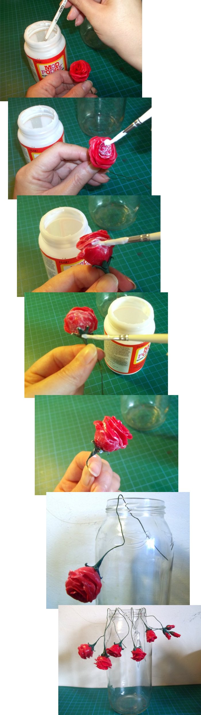 Things to make and do - making Cold Porcelain Roses