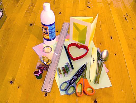 Things to Make and Do - Make a Greetings Card by weaving paper